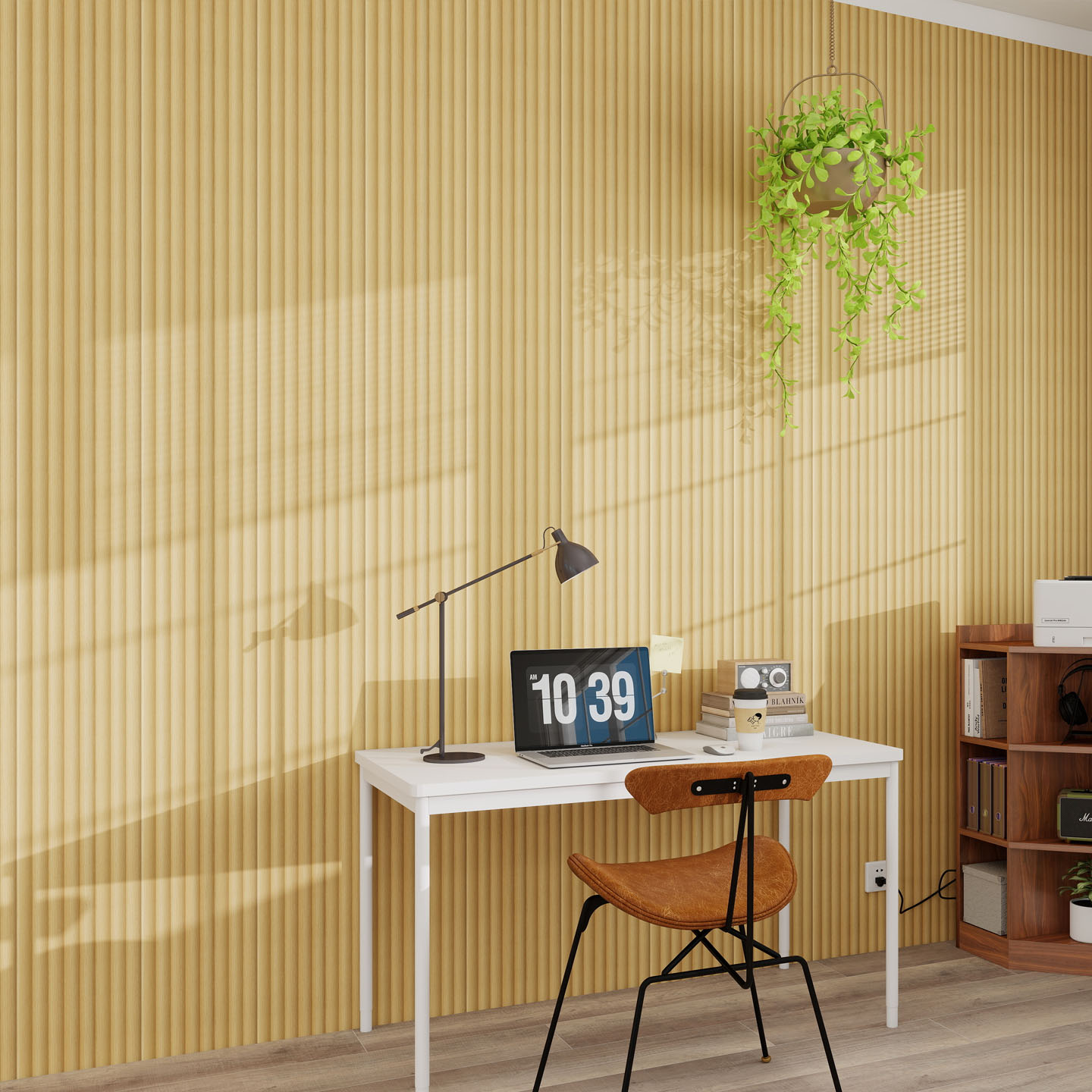 Panel para Pared Bold Line Honey | Ambiente Sala