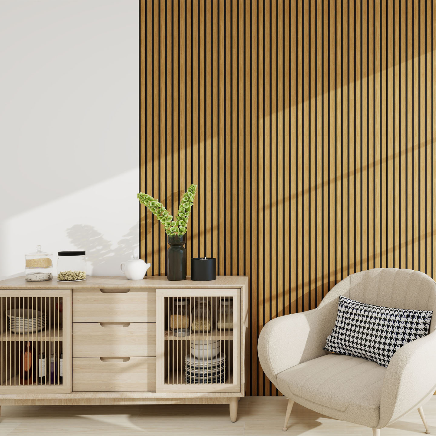 Panel para Pared Mid Line Toasted | Ambiente Sala