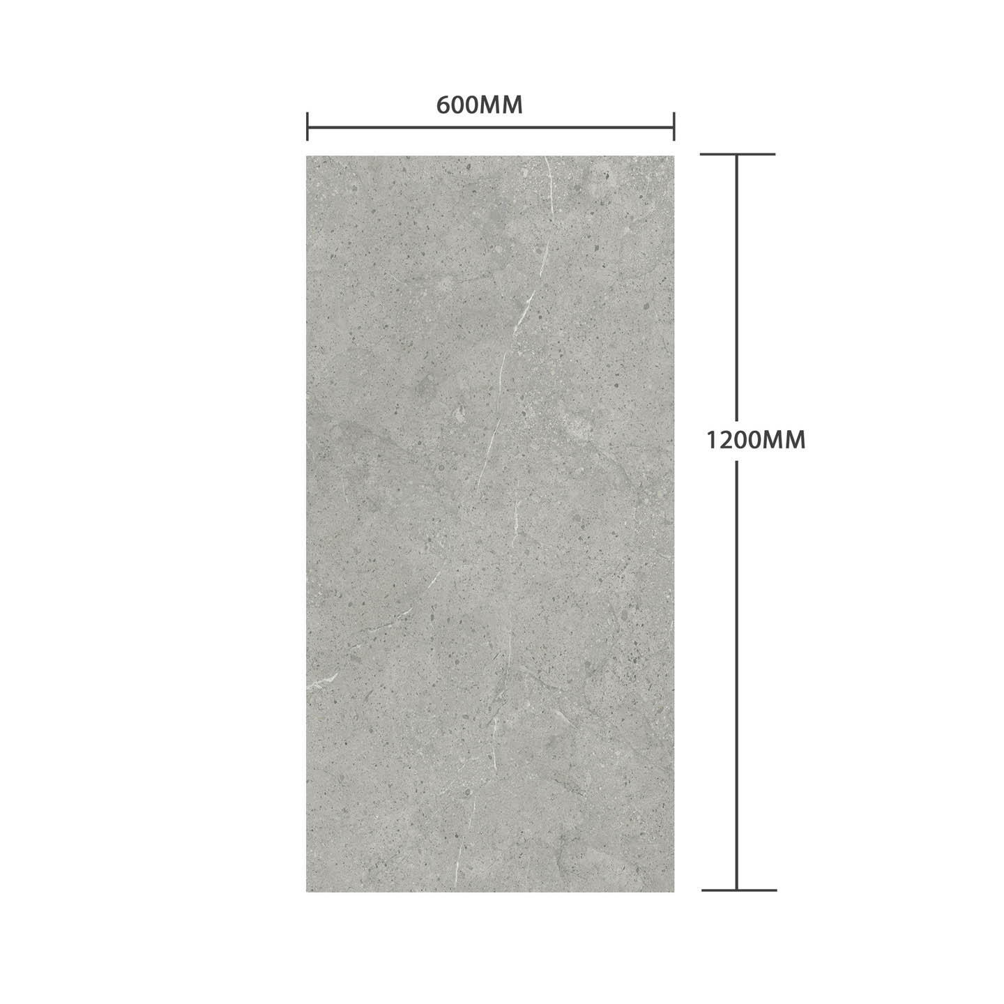 Panel para Pared SPC Hormigón Gris Oscuro – Slate | Medidas